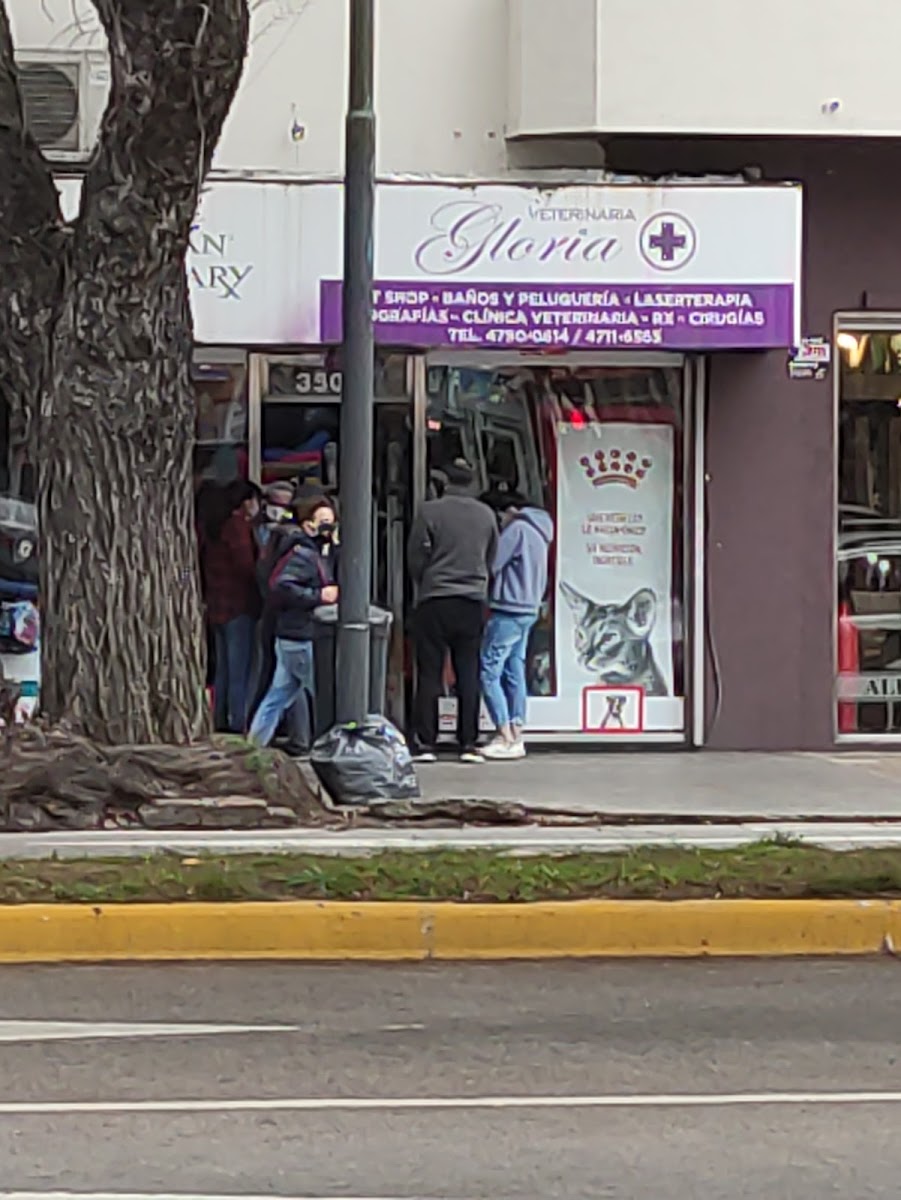 Fachada de Veterinarias Gloria en Av. Maipú, Vicente López